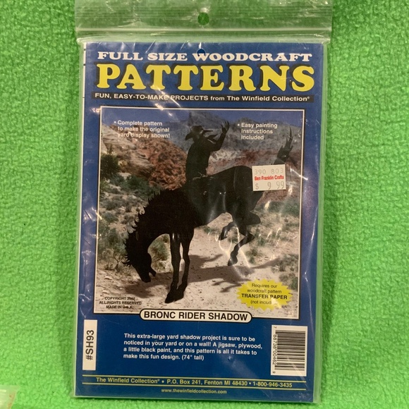 Full Size Woodcraft Pattern Bronc Rider NWT - Picture 1 of 2